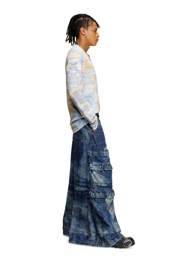 Diesel relaxed jeans d-giappo 0dbcw