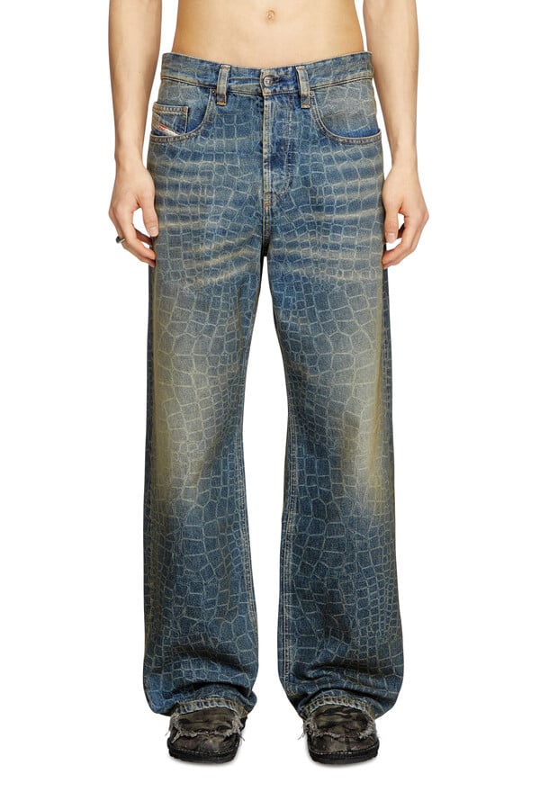 Diesel relaxed jeans 2001 d-macro 007bu Oferta especial