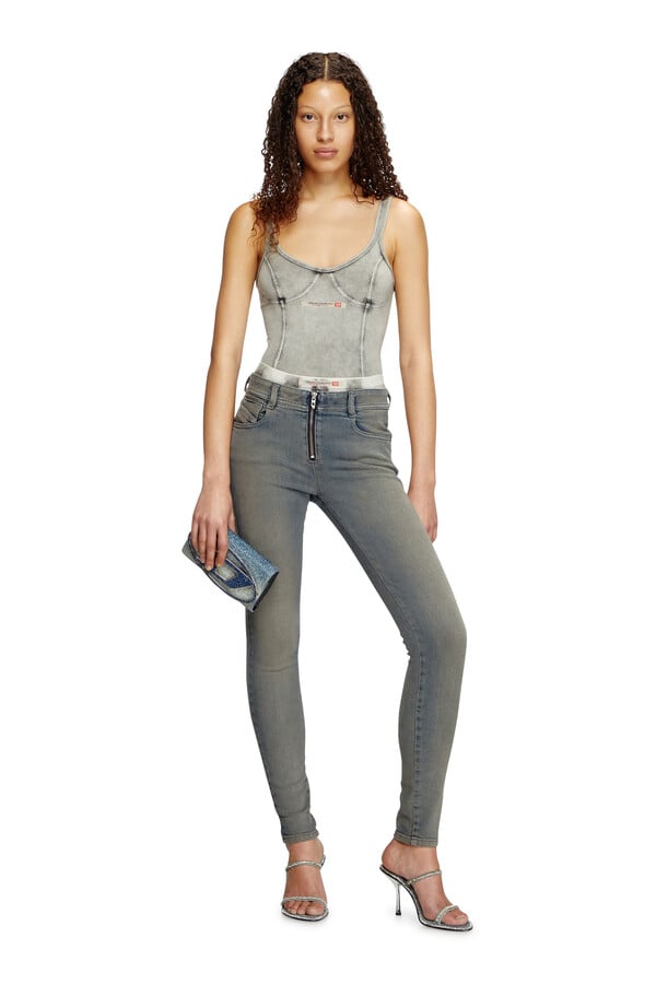 Diesel skinny jeans 2017 slandy 09k63 Tienda de fábrica