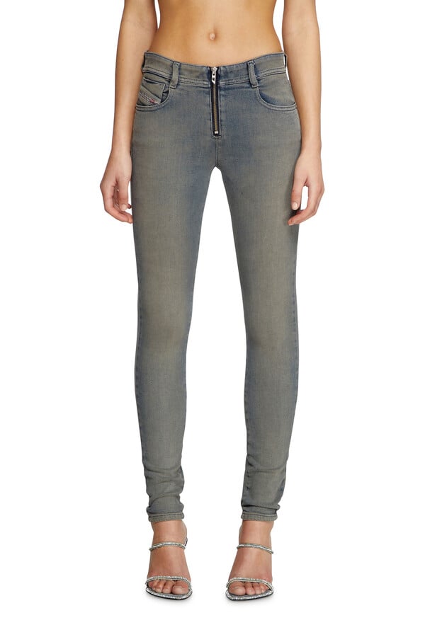 Diesel skinny jeans 2017 slandy 09k63 Tienda de fábrica