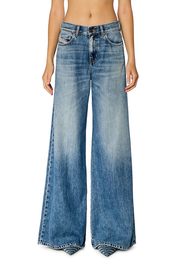Diesel flare jeans 1978 d-akemi 09h95 Rebajas de fin de temporada