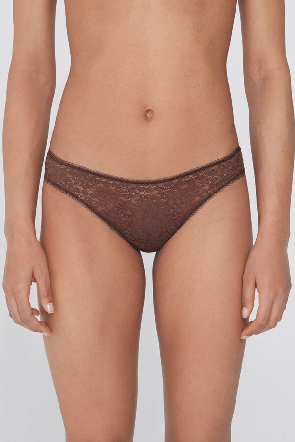 Tezenis Braguita Brasileña de Encaje Reciclado