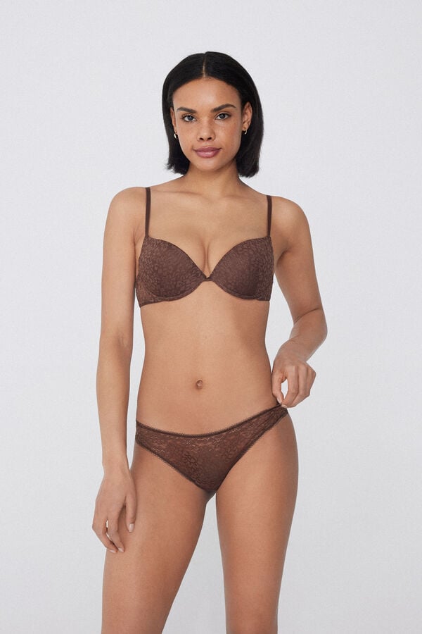 Tezenis Braguita Brasileña de Encaje Reciclado Promoción trimestral