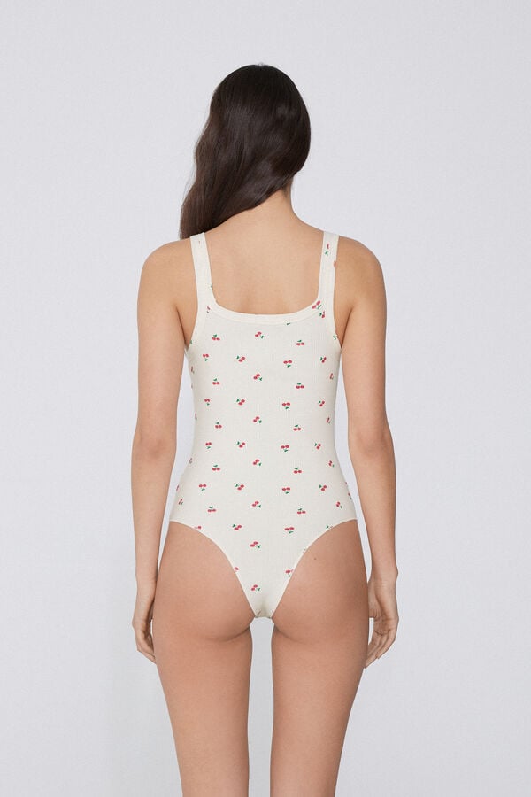 Tezenis Body de Algodón Comfy Rib Venta caliente