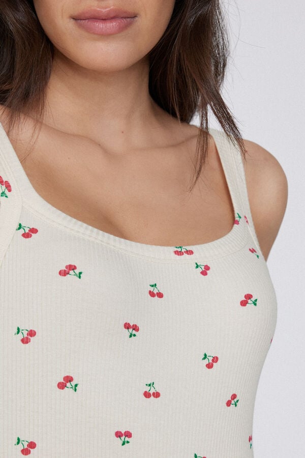 Tezenis Body de Algodón Comfy Rib Venta caliente