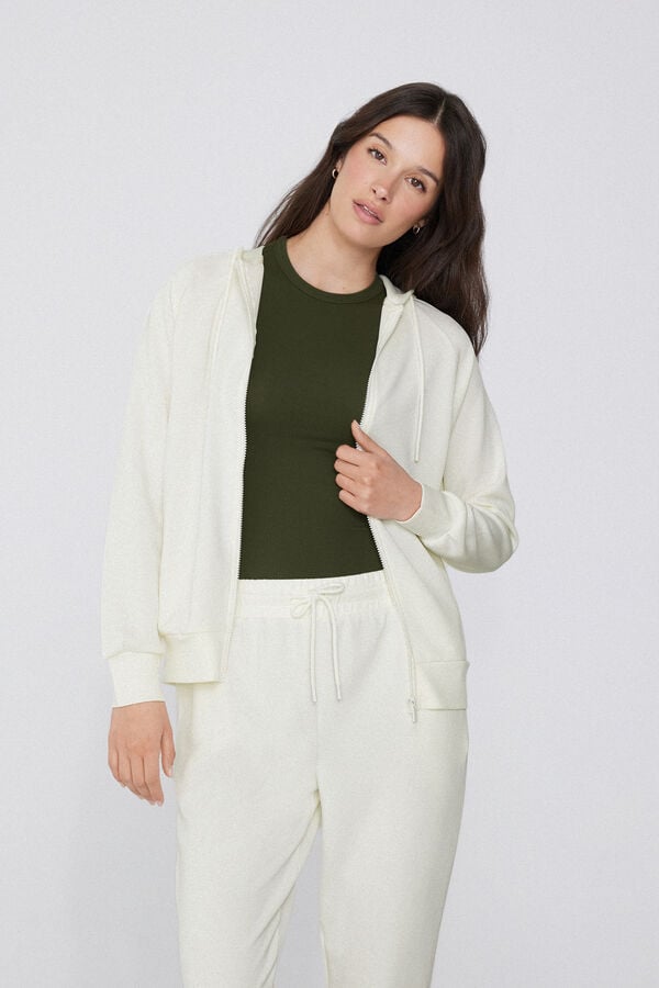 Tezenis Sudadera de Viscosa Suave con Cremallera y Capucha Últimos 2 días