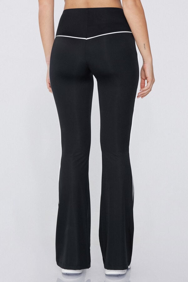 Tezenis Leggings Flare Microfibra con Ribete Oferta especial de fábrica