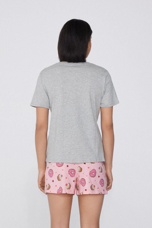 Tezenis Pijama Corto Manga Corta Algodón Estampado Dream Última moda