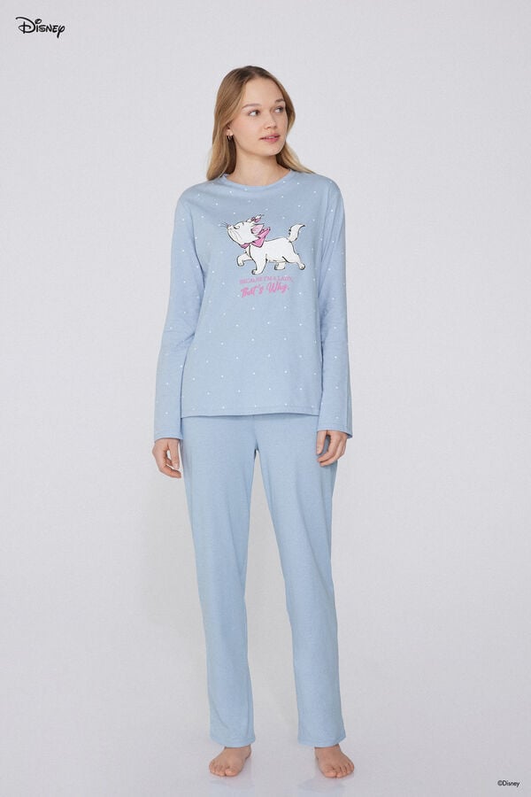 Tezenis Pijama Largo de Algodón con Estampado Disney Aristogatos