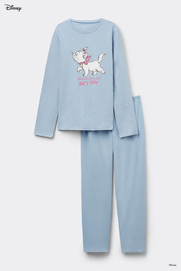Tezenis Pijama Largo de Algodón con Estampado Disney Aristogatos En oferta