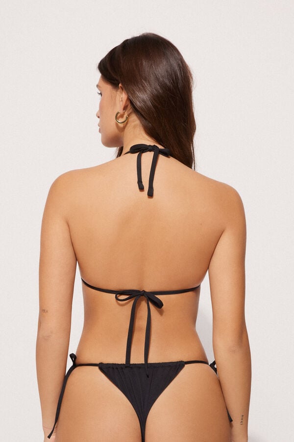 Tezenis Bikini Triángulo Reciclado Con Cortinilla Sin Relleno En oferta