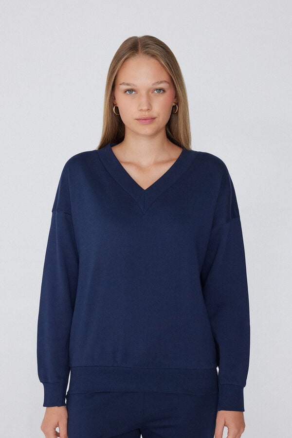 Tezenis Sudadera Gruesa Manga Larga Escote Pico Los más vendidos
