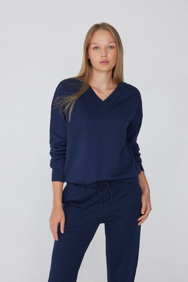 Tezenis Sudadera Gruesa Manga Larga Escote Pico Los más vendidos