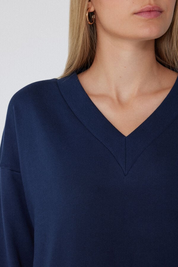 Tezenis Sudadera Gruesa Manga Larga Escote Pico Los más vendidos