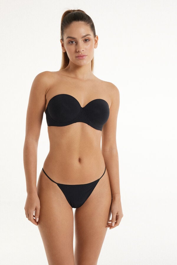 Tezenis Sujetador Bandeau con Relleno Ligero de Microfibra Reciclada Full Coverage Envío gratis