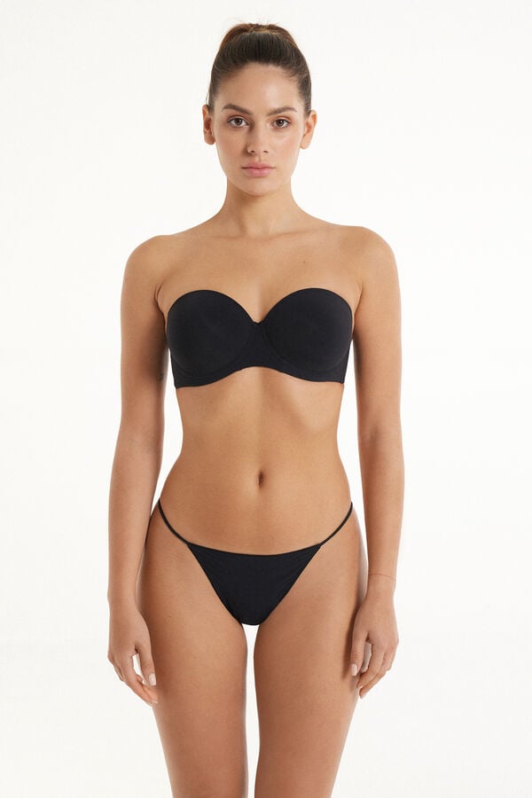 Tezenis Sujetador Bandeau con Relleno Ligero de Microfibra Reciclada Full Coverage Envío gratis