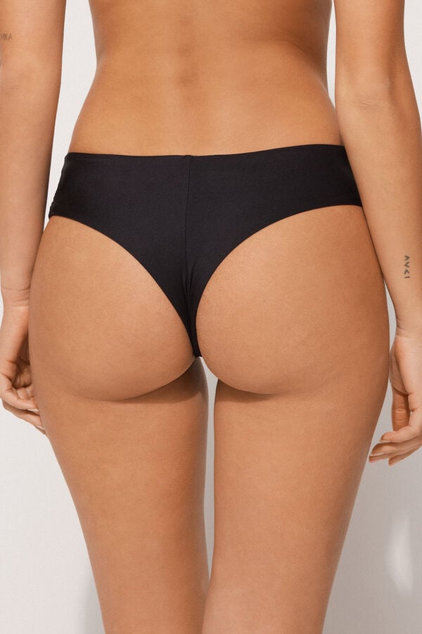 Tezenis Bikini Brasileño Alto y Reciclado con Frunce Lateral Últimos 3 días