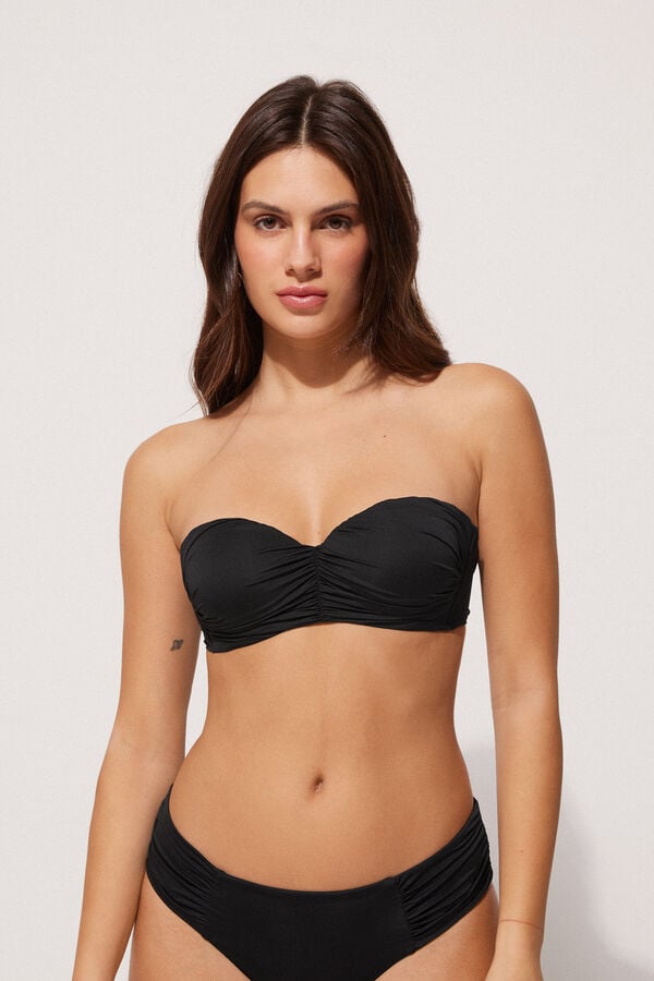 Tezenis Bikini Bandeau Reciclado y Graduado con Frunce