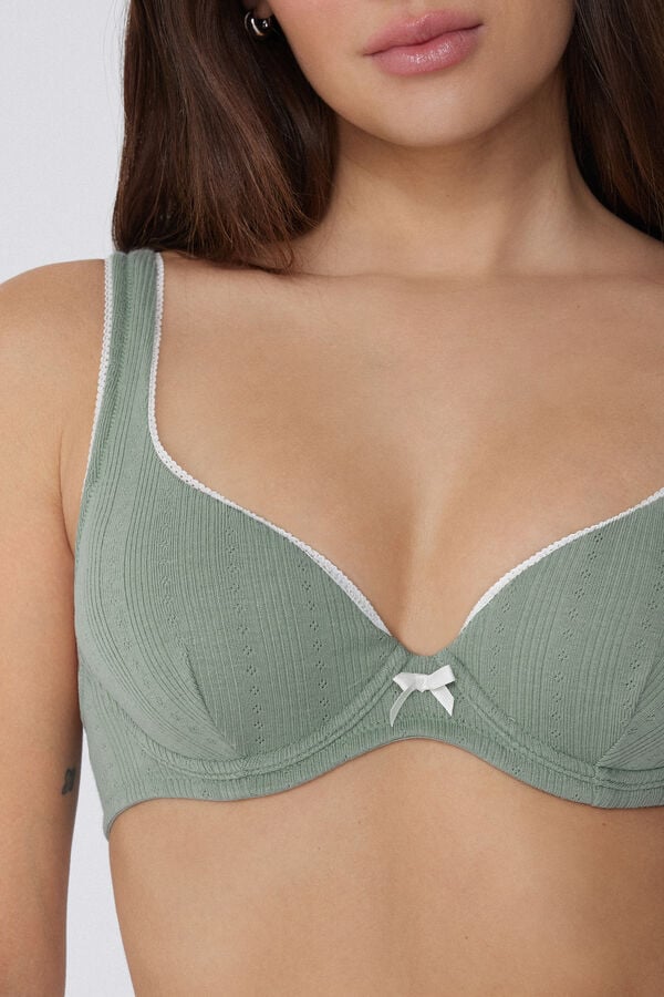 Tezenis Sujetador Push-up Athens Pointelle Fantasy Ofertas especiales
