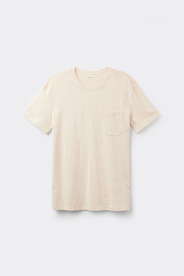 Tezenis Camiseta de Algodón con Bolsillo