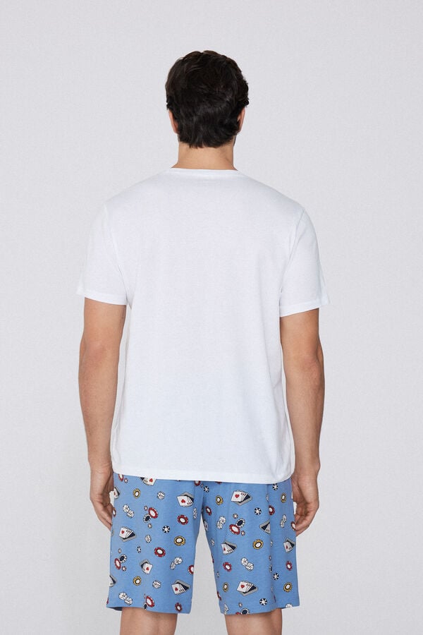 Tezenis Pijama Corto Hombre Media Manga Algodón Estampado Bedtime Los más vendidos