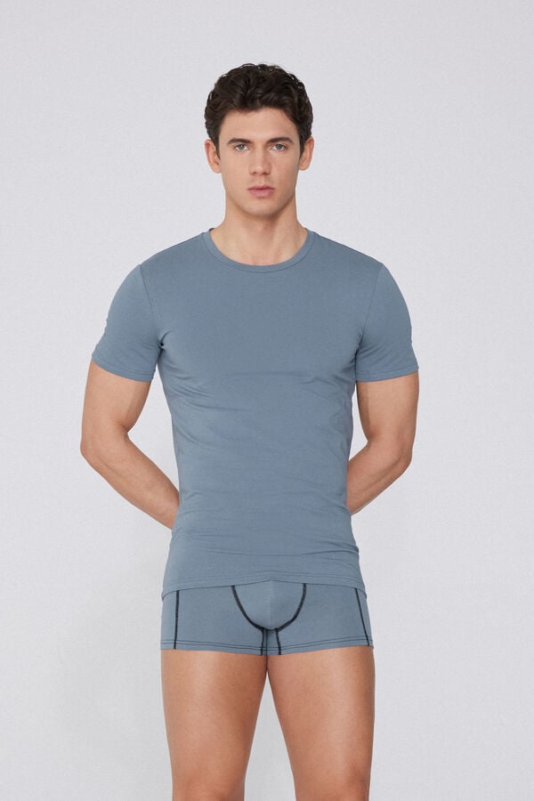 Tezenis Camiseta de Algodón Elástico Liquidación