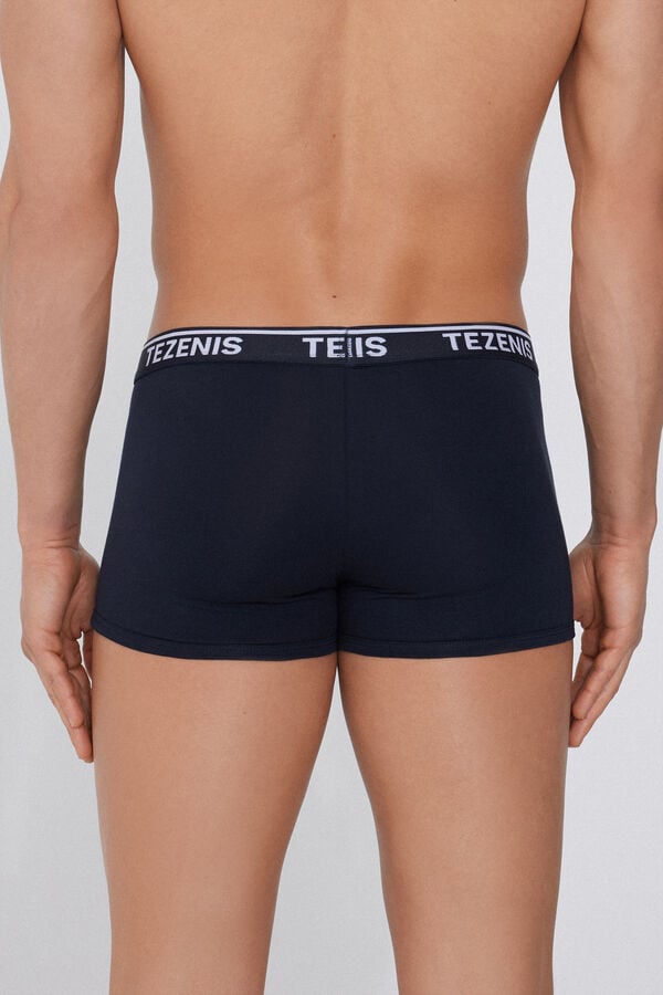 Tezenis Bóxer de Algodón Estampado con Bordes en Contraste con Logo Rebajas online