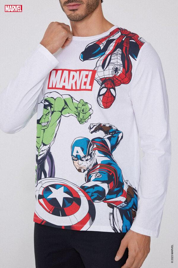 Tezenis Pijama Largo de Algodón con Estampado Avengers Últimos 3 días