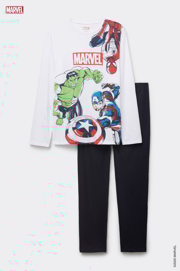 Tezenis Pijama Largo de Algodón con Estampado Avengers Últimos 3 días