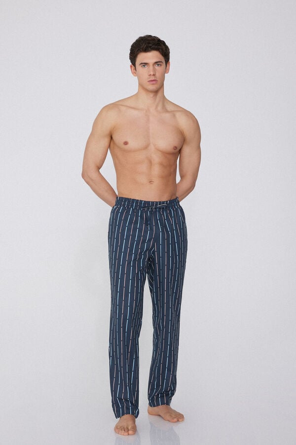 Tezenis Pantalón Largo de Tela de Algodón con Bolsillos ÚLTIMAS EDICIONES