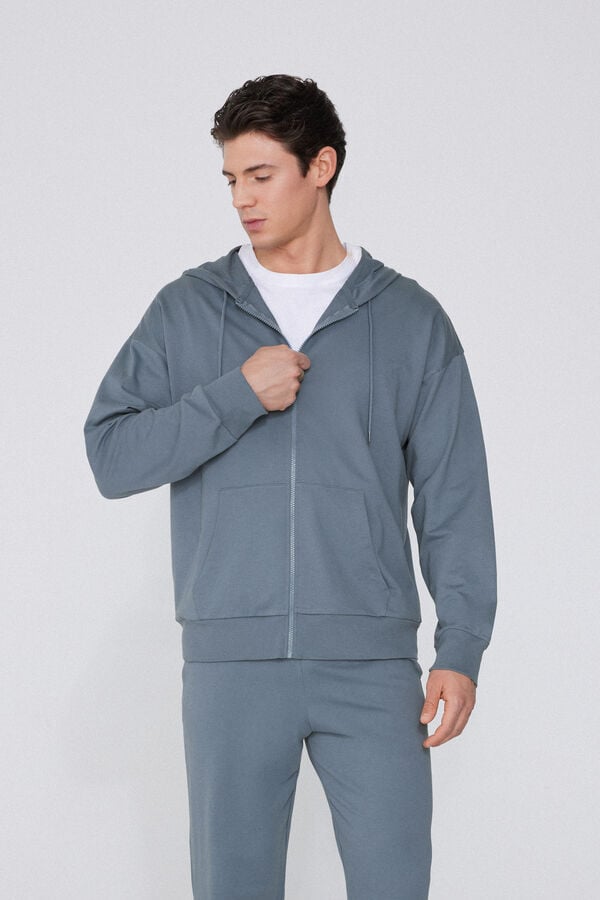 Tezenis Sudadera de Manga Larga con Cremallera y Capucha Último día