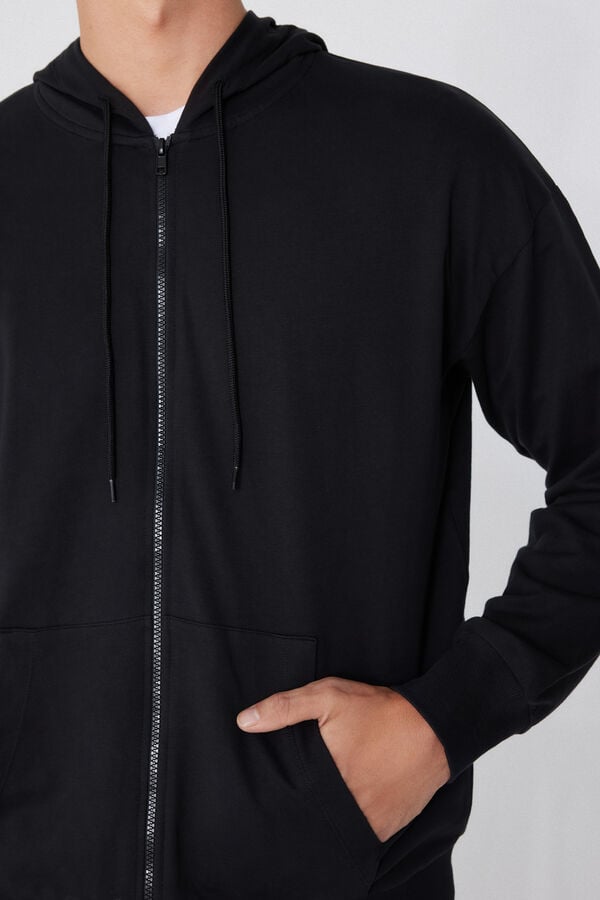 Tezenis Sudadera de Manga Larga con Cremallera y Capucha Solo queda un día