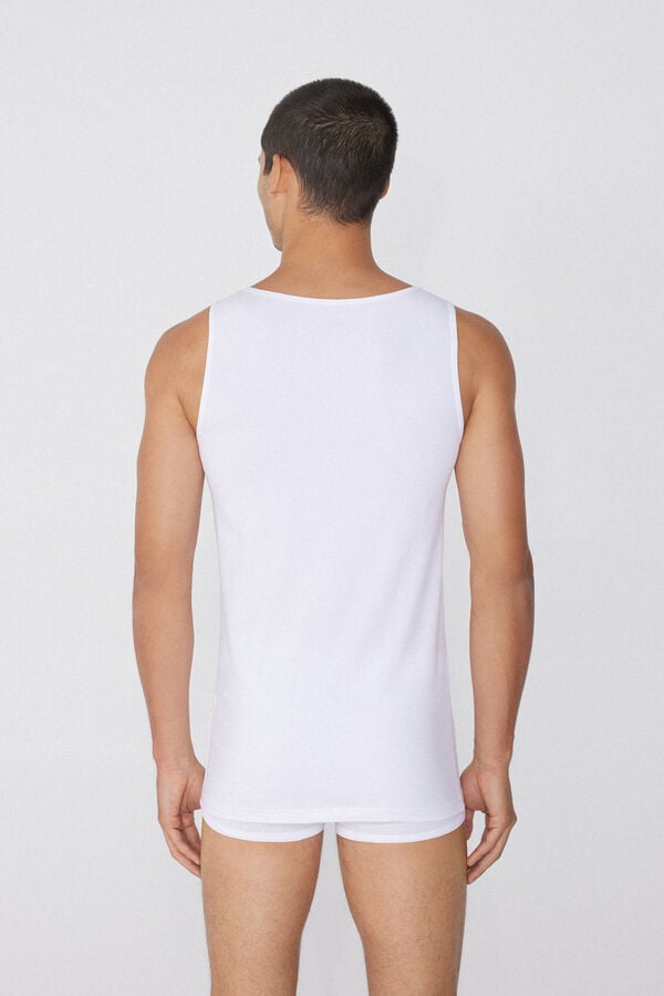 Tezenis Camiseta de Tirantes Anchos de Algodón Elástico Liquidación