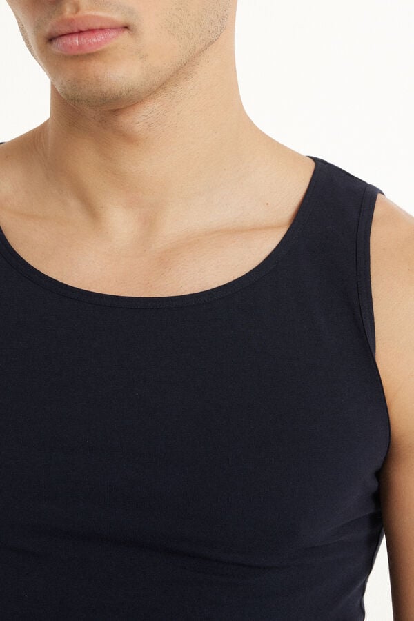Tezenis Camiseta de Tirantes Anchos de Algodón Elástico Envío internacional gratuito