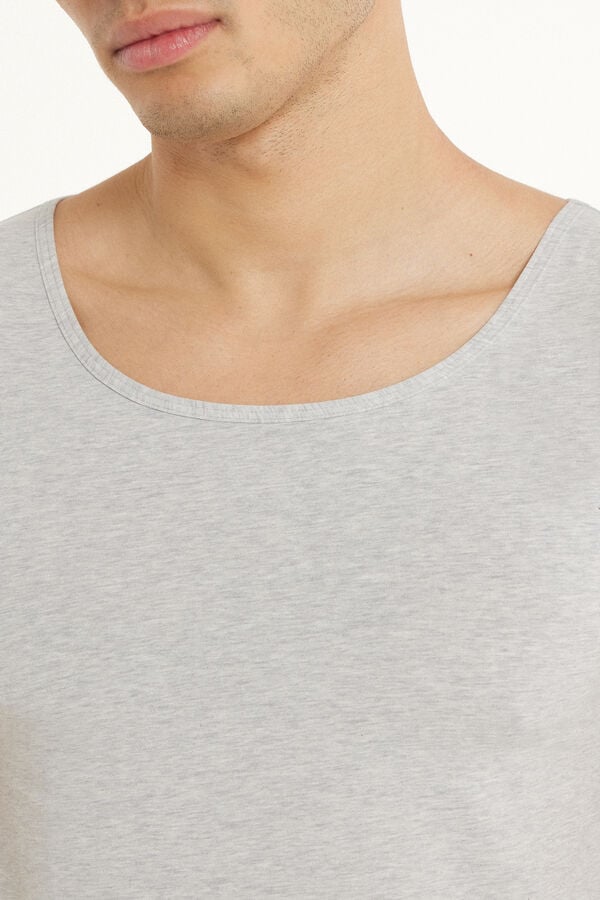 Tezenis Camiseta de Tirantes Anchos de Algodón Elástico Tienda de fábrica
