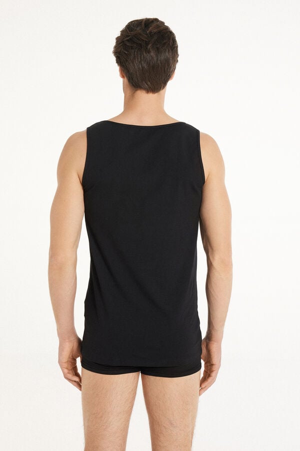 Tezenis Camiseta de Tirantes Anchos de Algodón Elástico Limitado a 3 días