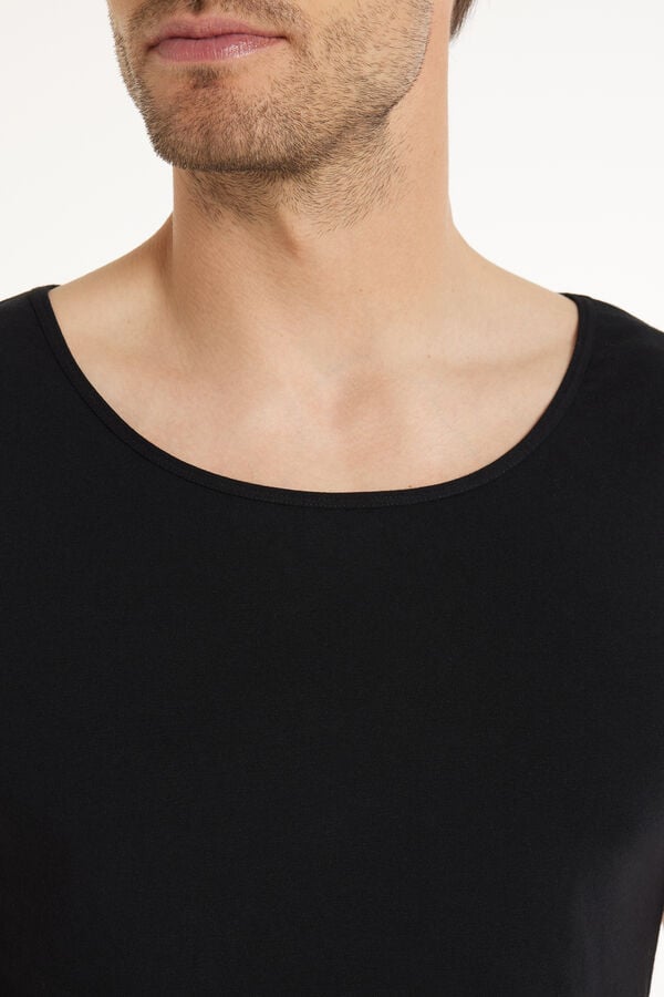 Tezenis Camiseta de Tirantes Anchos de Algodón Elástico Limitado a 3 días