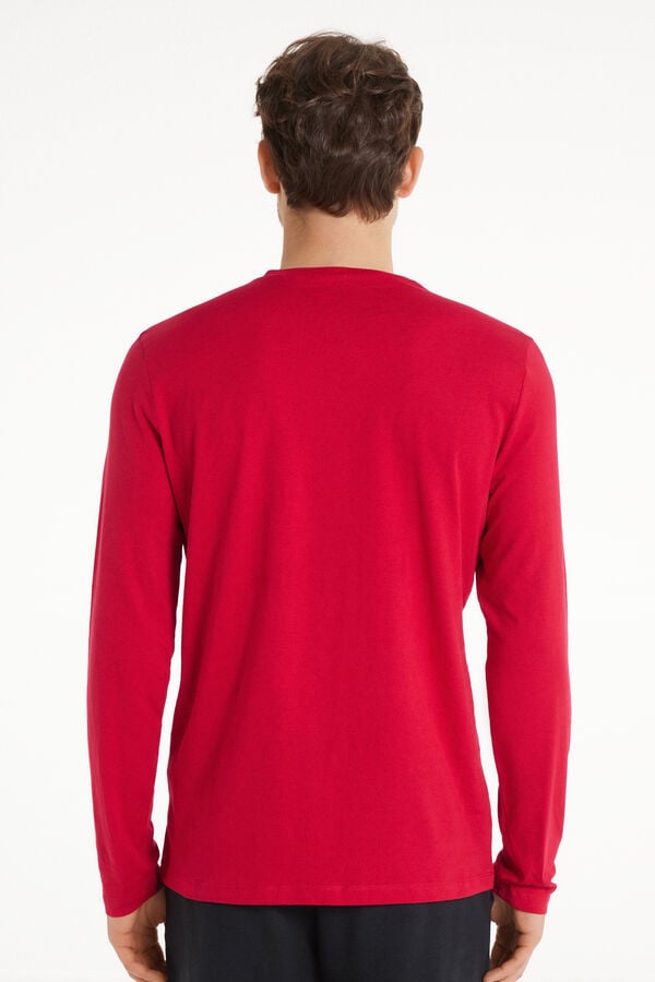 Tezenis Camiseta 100% algodón manga larga y cuello redondo hombre Ahorra y exporta