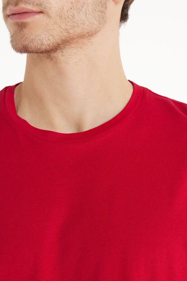 Tezenis Camiseta 100% algodón manga larga y cuello redondo hombre Ahorra y exporta