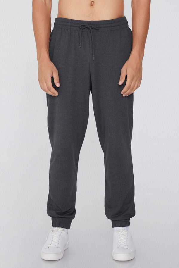 Tezenis Pantalones Largos de Felpa con Bolsillos