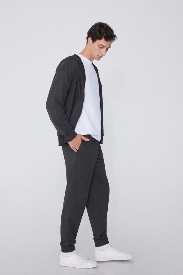 Tezenis Pantalones Largos de Felpa con Bolsillos Oferta exclusiva