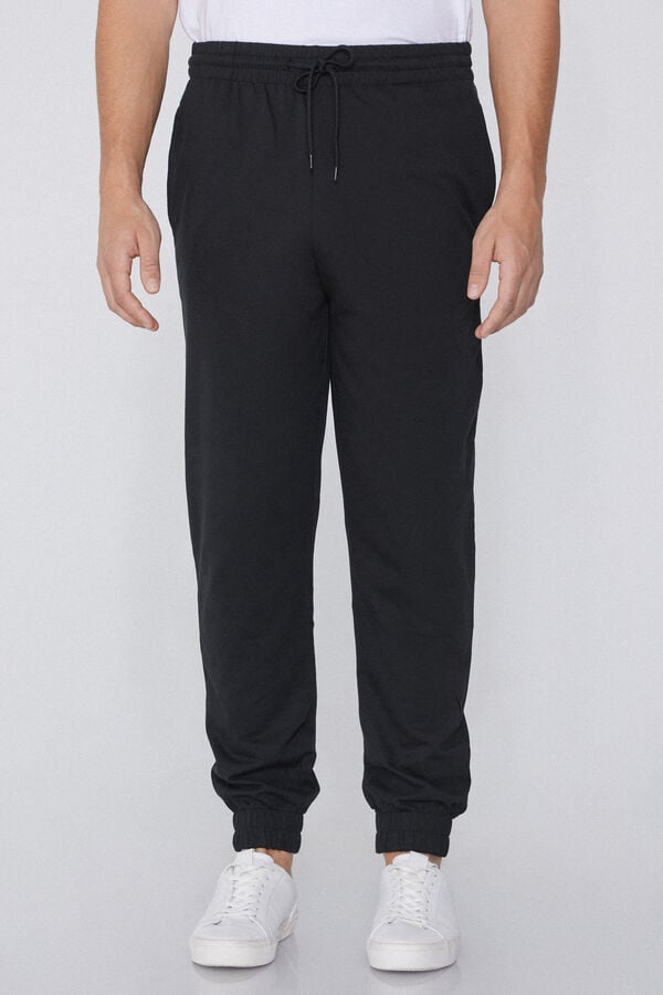 Tezenis Pantalones Largos de Felpa con Bolsillos