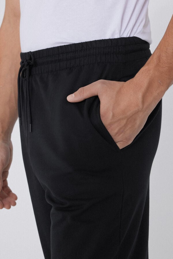 Tezenis Pantalones Largos de Felpa con Bolsillos Última moda