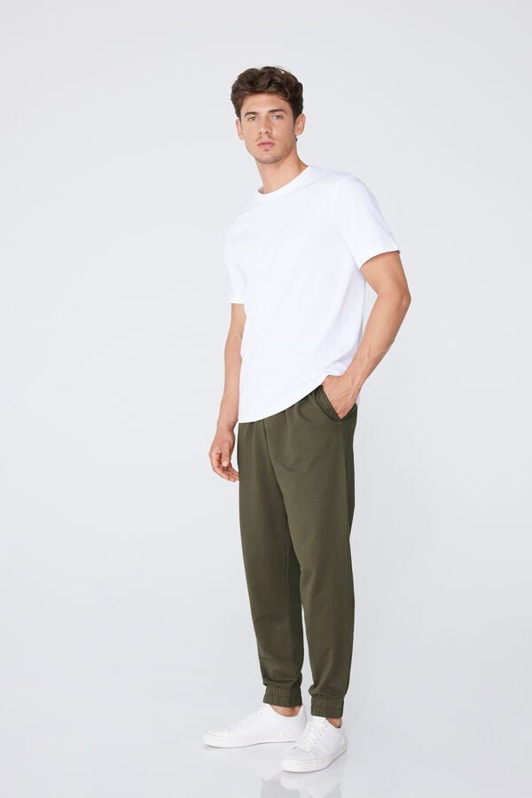 Tezenis Pantalones Largos de Felpa con Bolsillos Ofertas especiales