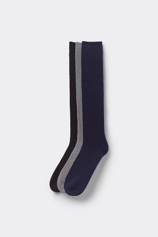 Tezenis 3 Pares Calcetines Largos Algodón Término Hombre