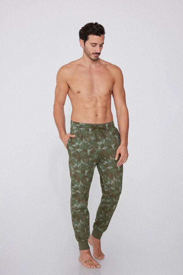 Tezenis Pantalón Largo de Algodón con Puños Rebajas de fábrica
