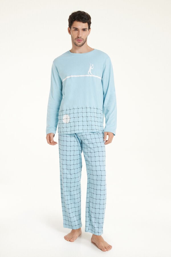 Tezenis Pijama Largo de Algodón Grueso Tenis Rebajas online