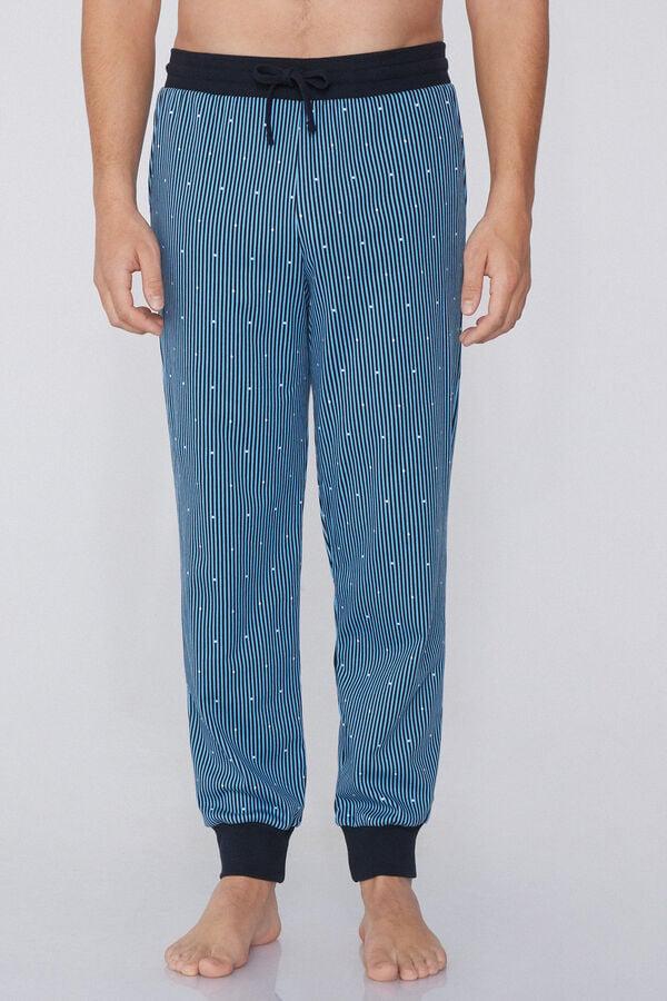 Tezenis Pantalón de Chándal de Algodón Grueso con Estampado y Bolsillos Últimos 2 días