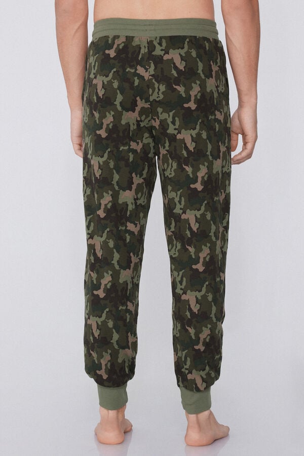 Tezenis Pantalón de Chándal de Algodón Grueso con Estampado y Bolsillos Solo hoy
