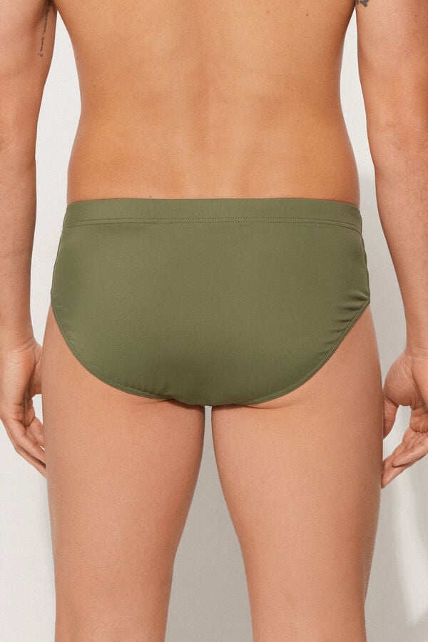 Tezenis Bañador de Slip Básico de Microfibra de Color Liso Superdescuento